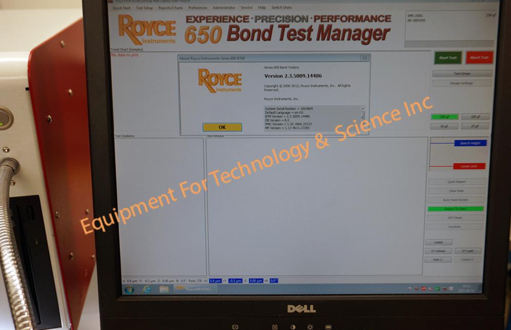 <br />
<b>Notice</b>: Undefined index: alt in <b>/home/equiptec/public_html/addon-domains/equipx.net/themes/equip/template/product/products.php</b> on line <b>84</b><br />
Royce 650 universal tester with Leica microscope and ball shear module